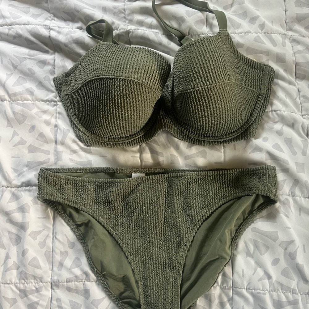 Aerie Olive Bikini Set
